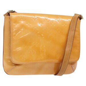 LOUIS VUITTON Vernis Thompson Street Bag Marshmallow Pink M91070 LV Auth 141078